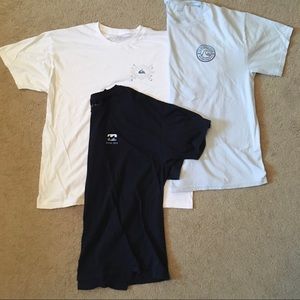 🏄‍♀️ Quiksilver/ Billabong 3-tee bundle 🤙🏼
